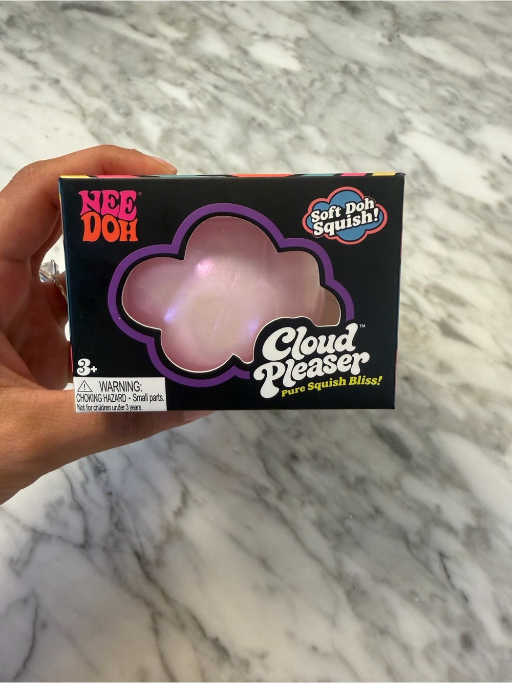 Cloud Pleaser Soft Doh Squish! Pink Sensory Plush Toy